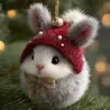 Adorno Navideño de Bellota de Animales del Bosque Transfronterizos