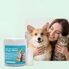 Toallitas Dactilares para Limpieza Dental de Mascotas, Toallitas de Limpieza Suave para Gatos y Perros para Limpiar Dientes y Eliminar Manchas Amarillas, Toallitas de Limpieza Dental para el Cuidado Diario
