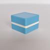 Kt30 Carcaça Quadrada Branca Cor Macaron Colorida Desenho Animado Anime Periférico Base de Carimbo para Diário DIY Grafite