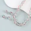 Serie de Cristales de Hada Súper Cuentas Redondas de Vidrio Transparente Materiales para Pulseras Collares de Abalorios Hechos a Mano para Manualidades Accesorios