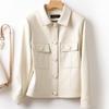 Chaqueta de Piel de Oveja Casual Versátil Corta Holgada Adelgazante para Tallas Pequeñas - Otoño 2026