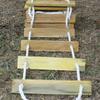 Escalera de madera rescate de emergencia trabajo aéreo escalera aislada hogar energía eléctrica construcción abajo escalera de madera