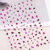 Adesivo de Unha Estampa de Leopardo Maillard Plano com Adesivo Versátil Estampa de Leopardo Rosa Adesivo de Unha DIY Joia Estilo Dh
