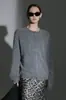 Cardigan de Lã Escovada Sem Costura Integrado Estilo Francês Suéter Feminino 2026 Novo Top Feminino Novo Modelo