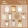 Notas Adhesivas Retro Story Serie Navideña Escrita a Mano Diario Literario Vintage Pegatinas Decorativas DIY 20 Hojas 6 Estilos