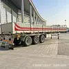 Semirremolque Volquete Lateral para Transporte en Venta, Remolques Planos de 13 m, Vehículo para Transporte de Material a Granel, Volquete Lateral de 3 Ejes para Servicio Ligero