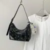 Bolso de Hombro de Moda con Remaches Estilo Europeo y Americano Transfronterizo 2025, Bolso de Mano Elegante, de Alta Gama, Moderno y con Personalidad Fresca