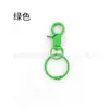 Accesorios para joyería DIY hebilla de perro colorida, cierre con anilla, llavero de metal pintado, colgante para bolso