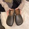 Mules Fechadas Estilo Francês para Mulheres, Mules Planas de Verão Fechadas para Saias, Novas Sandálias Preguiçosas 2025