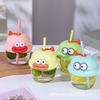 Net Celebrous New Dundun Cup Cartoon Cute Mini Cup 210ml Copo de Vidro Chá de Leite Iogurte Presente de Publicidade