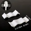 Descansapalillos de cerámica, mesa de comedor de hotel, blanco puro, portapalillos de doble propósito, soporte para palillos, almohada para palillos, bandeja para palillos, descansapalillos para el hogar