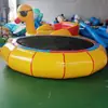 Columpio Inflable de Parque Acuático, Trampolín, Piscina de Pelotas Oceánicas, Casa de Juegos Interior Engrosada, Juguetes de Diversión de Doble Uso para Agua y Tierra