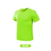 Camiseta Deportiva de Color Sólido Hecha a Medida para Hombres y Mujeres, Camiseta de Cuello Redondo de Secado Rápido, Camiseta de Manga Corta de Color Sólido para Maratón, Talla Pequeña Ultraligera