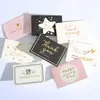 Tarjeta de Saludo Día 520 Tarjeta de Mensaje de Negocio Bendición de Cumpleaños Tarjeta Pequeña Bronceado Corea Creativa Mini Tarjeta de Agradecimiento de Año Nuevo