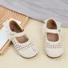 Sandalias de Mocasín Suaves de Suela Gruesa para Mujer, para Exteriores, Nuevo Modelo de Verano 2026, Pantuflas Cerradas para Niñas Tejidas de Malla