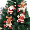 Traje combinado de Natal pingente de boneca enfeites de boneca sem rosto peças penduradas de anjo decorações de Natal transfronteiriço em estoque