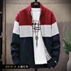 Suéter de punto para hombre, cárdigan de otoño e invierno, chaqueta informal holgada de moda para jóvenes, top de punto con cuello alto