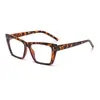 Nuevas Gafas con Montura de Personalidad Elegantes y Modernas para Mujer, Gafas de Alta Gama Modernas Sencillas Versátiles con Bloqueo de Luz Azul para Hombre