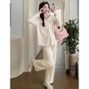 Ropa de Maternidad Estilo Coreano Otoño e Invierno Nueva Camiseta con Media Cremallera y Capucha Estilo Perezoso Holgada Cubre Vientre Aspecto Adelgazante Estilo Ropa de Trabajo Top