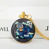 Reloj de Bolsillo Dorado Estilo Chino Doce Animales Zodiacales Colgante Tapa abatible Regalo para Estudiante Patrón Personalizable Reloj de Cuarzo Al por Mayor
