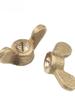 Tuerca Mariposa de Cobre Tuerca Mariposa Lingote Cuerno Tornillo de Mano Tapa M3m4m5m6m8m10m12m14m16