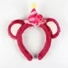 Diadema de Mickey de Parque de Atracciones para Niñas y Adultos, Diadema de Orejas con Lazo Grande, Accesorio para el Cabello con Elementos de Dibujos Animados
