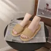 Sandálias Chinelos de Palha de Milho Tecidos Artesanais de Verão Antiderrapantes para Caminhada Sapatos de Chão Grama Tecidos à Mão