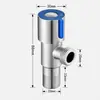 Válvula de Ángulo de Acero Inoxidable 304 Venta Directa de Fábrica al por Mayor Interruptor de Válvula para Calentador de Agua de Inodoro Válvula Triangular Engrosada Transfronterizo