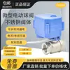 Válvula de Esfera Elétrica Pequena em Aço Inoxidável 304 DN8/10/15/20/25 Válvula Solenoide de Substituição Duas Vias Válvula de Água Autocontrolada