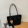 2026 nuevo bolso de hombro tipo tote de gran capacidad, alta calidad, nicho, con estampado de leopardo patchwork de textura mate