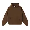 Sudadera con capucha de forro polar pesado Amazon extragrande de 450 g, sudadera con capucha de forro polar ligero de marca de moda, ajuste holgado, personalización OEM disponible