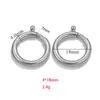 Aço Inoxidável 304 Aço Titânio Fivela de Mola Dourada a Vácuo Feito à Mão DIY Pulseira Colar Fivela Especial para Estilingue Pequenos Acessórios