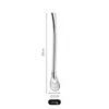 Amazon acero inoxidable 304 cuchara-popote té aromático fruta mate cuchara de té filtro integrado doble propósito popote cuchara removedora