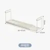 Estante para gabinete de espejo estante colgante debajo del gabinete de baño estante en capas gabinete de espejo de maquillaje estante de almacenamiento interior estante colgante debajo del gabinete de espejo
