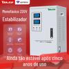 Regulador de Tensão AC 220V Totalmente Automático Fonte de Alimentação para Ar Condicionado Doméstico 5/10/20Kwkva Monofásico Escolha Preferencial Doméstica