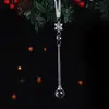 Coração de Cristal Acrílico Pingente de Borla Decoração Gota d'Água Decoração de Palco de Festival Adereços de Fotografia Casamento Floco de Neve