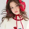 Conjunto de Suéter y Falda Estilo Coreano para Niñas Mayores, Nuevo Estilo Otoño e Invierno, Lindo Conjunto de Dos Piezas con Dibujos Animados de Manzana y Cachorro