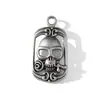 Venta al por mayor del fabricante Estilo Retro Punk de Halloween Araña Fantasma Cabeza Accesorios Colgante Accesorios para Joyería DIY Colgante de Aleación