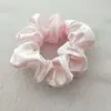 Amazon Transfronterizo Tela de Satén Scrunchie de Satén para Mujeres, Goma para Recoger el Pelo de Alto Nivel