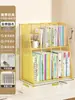 Estantería de Escritorio Simple Vertical en Capas Soporte para Libros Organizador de Almacenamiento de Libros Estudiante Dormitorio Escritorio de Oficina Estante de Almacenamiento
