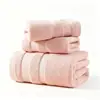 Nueva Toalla de Baño de Algodón Puro de Comercio Exterior Engrosada Ampliada Absorbente Sin Pelusa Todo Algodón Venta al por Mayor Se Puede Personalizar el Logo