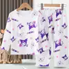 Pijama Infantil Feminina Sudeste Asiático Primavera e Outono Manga Comprida Roupa de Princesa Bebê Menininha Fina Roupa de Casa Roupa de Exterior