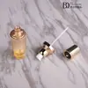 Nuevo Set Corona Botella Negra Pequeña Botella Cosmética Lista para Usar Botella para Crema de Ojos Esencia Set de Bomba Sub-Botella