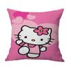 Venta Caliente Transfronteriza Serie Hellokity Lino Funda de Cojín para Sofá de Casa Dormitorio Almohada Impresión a una Cara