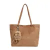 Bolso Retro de Gamuza de Gran Capacidad para Otoño e Invierno para Mujer 2026 Nuevo Bolso Tote de Moda de Gama Alta Bolso de Hombro Único para Viajes