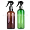 Botella atomizadora pequeña transparente de 500 ml tipo ratón, botella atomizadora para tónico, botella para regar, botella atomizadora para alcohol, botella atomizadora pequeña de presión manual