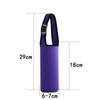 Ventas Directas de Fábrica Cubierta para Taza de Material de Buceo de Color Puro con Asa Estampada Cubierta para Taza Termo Simple Ultragruesa Portátil Bolsa para Taza/Olla de Agua