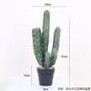 Cacto Artificial, Cacto Gigante, Coluna de Cacto Mexicano, Arranjo Pote de Planta Falsa Verde do Deserto para Decoração de Vitrine
