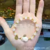 Pulsera de Ágata Roja Imitación Mismo Estilo que Estrella de TV para Atraer Riqueza y Pulsera de Cuentas de Transferencia para Mujeres como Regalo de Vacaciones para Niñas