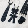 [Fantasía de Noche Profunda] # Algas Marinas # Accesorios a Juego Uniforme Jk con Corbata de Lazo a Juego, Mango Corto y Tirantes con Corbata de Mango Largo
